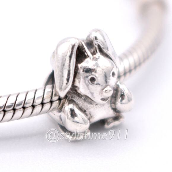 Authentic PANDORA Rabbit Charm -790389 - Picture 1 of 13